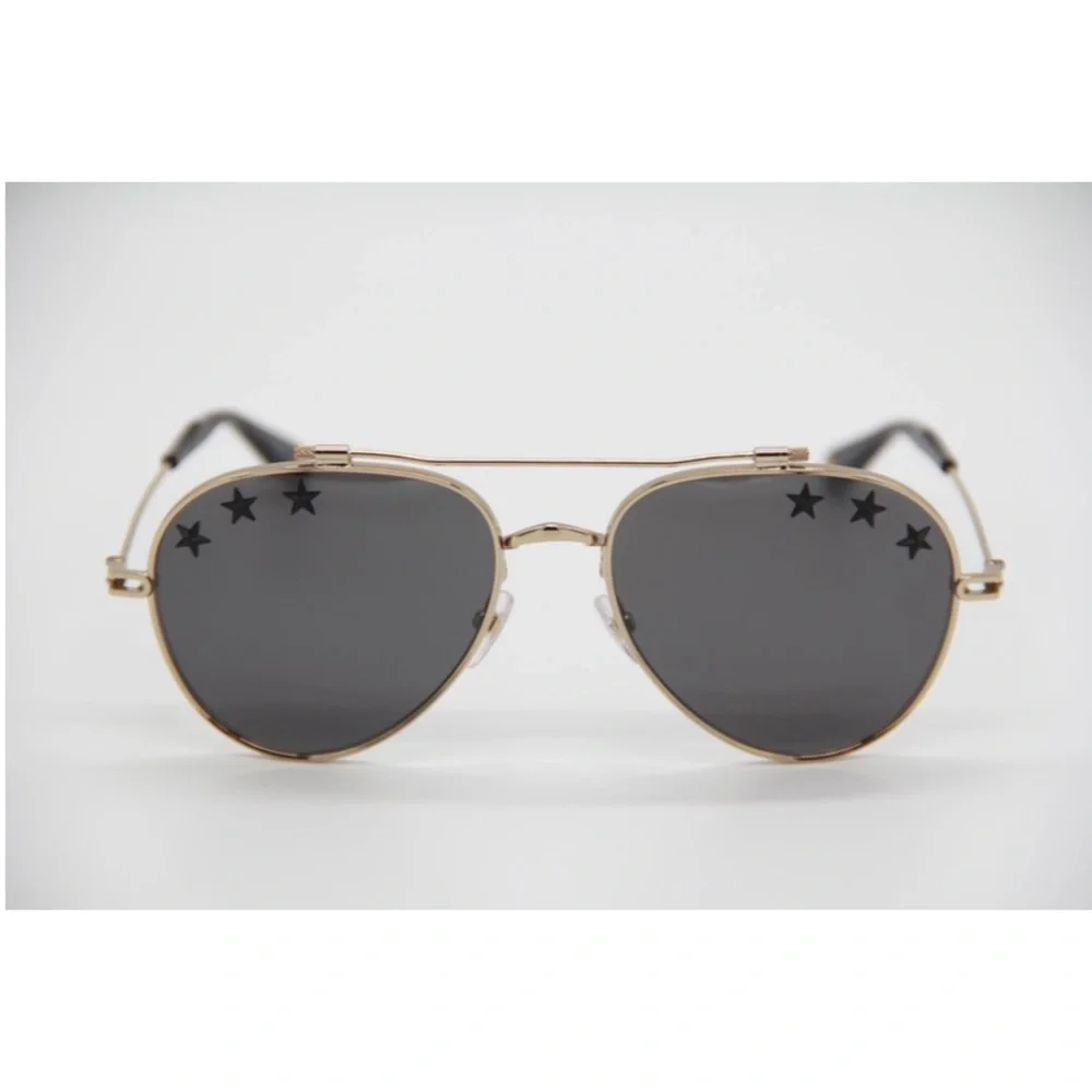 NEW GIVENCHY AVIATOR SUNGLASSES GV7057/STARS J5G GOLD AVIATOR GIVENCHY GV 7057/S - Picture 3 of 15